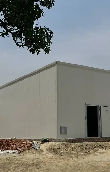A finished MushroomWale grow-room block on a client's site